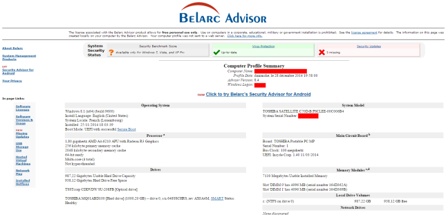 Belarc-Advisor