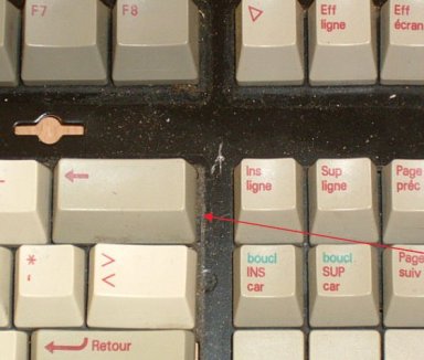 Verdreckte Tastatur